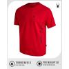 imageSpyder Mens TShirts  Soft Cotton Blend Jersey Crewneck Short Sleeve Shirts for Men Casual Shirts for Workout ampamp Daily WearSpyder Red Web