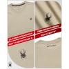 imageSpyder Mens TShirts  Soft Cotton Blend Jersey Crewneck Short Sleeve Shirts for Men Casual Shirts for Workout ampamp Daily WearStone