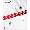 imageSpyder Mens TShirts  Soft Cotton Blend Jersey Crewneck Short Sleeve Shirts for Men Casual Shirts for Workout ampamp Daily WearWhite