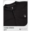 imageSpyder Mens Thermal Long Sleeve Shirt  Moisture Wicking Henley Shirts for Men with UP 30 Dri Fit Long Sleeve Shirts for MenBlack