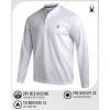 imageSpyder Mens Thermal Long Sleeve Shirt  Moisture Wicking Henley Shirts for Men with UP 30 Dri Fit Long Sleeve Shirts for MenWhite