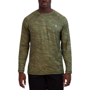 imageSpyder Mens Long Sleeve Rashguard  UPF QuickDry Swim Shirt Surfing Hiking WorkoutsCypress