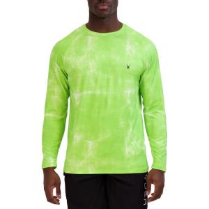 imageSpyder Mens Long Sleeve Rashguard  UPF QuickDry Swim Shirt Surfing Hiking WorkoutsMojito