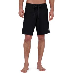 imageSpyder Mens Swim Trunks Stretch QuickDry 9 Inseam Board Shorts UPF Pockets Brief LinerBlack