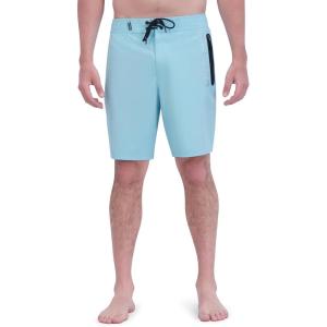 imageSpyder Mens Swim Trunks Stretch QuickDry 9 Inseam Board Shorts UPF Pockets Brief LinerGoa