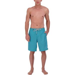 imageSpyder Mens Swim Trunks Stretch QuickDry 9 Inseam Board Shorts UPF Pockets Brief LinerHazey Blue