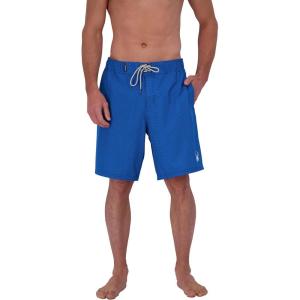 imageSpyder Mens Swim Trunks Stretch QuickDry 9 Inseam Board Shorts UPF Pockets Brief LinerLagoon