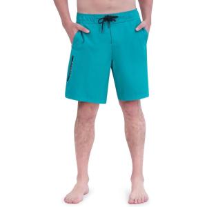 imageSpyder Mens Swim Trunks Stretch QuickDry 9 Inseam Board Shorts UPF Pockets Brief LinerMix