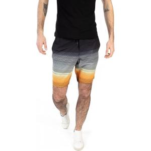 imageSpyder Mens Swim Trunks Stretch QuickDry 9 Inseam Board Shorts UPF Pockets Brief LinerOrange Black