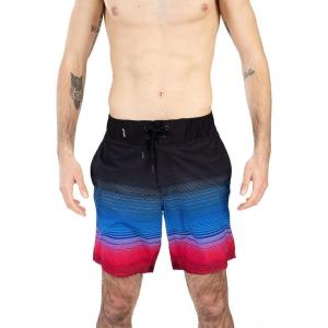 imageSpyder Mens Swim Trunks Stretch QuickDry 9 Inseam Board Shorts UPF Pockets Brief LinerRed Black