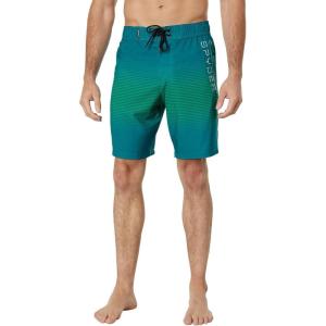 imageSpyder Mens Swim Trunks Stretch QuickDry 9 Inseam Board Shorts UPF Pockets Brief LinerSwell