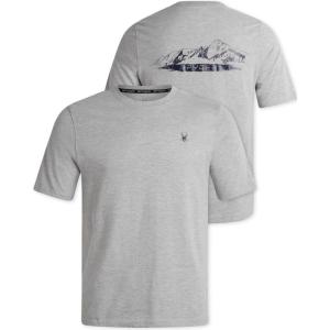 imageSpyder Mens TShirts  Soft Cotton Blend Crew Neck Short Sleeve Graphic Tees for Men  Casual Shirts for Daily Wear SXLHeather Grey