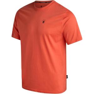 imageSpyder Mens TShirts  Soft Cotton Blend Jersey Crewneck Short Sleeve Shirts for Men Casual Shirts for Workout ampamp Daily WearBurnt Orange Scribble
