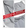 imageSpyder Mens Golf Pants  Lightweight Stretch Golf Pants Men with Drawstring ampamp Pockets  Athletic Nylon Joggers for MenSilver