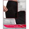 imageSpyder Womens Active Leggings  Soft Fleece Bonded Tights with Zip Stash Pocket HighWaisted Leggings for Women SizesSXLBlack