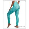 imageSpyder Womens Activewear Legging  Poly Span Knit UPF 50 High Waisted Tummy Control Printed Athletic Legging Sizes SXLAquamarine