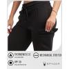 imageSpyder Womens Cargo Sweatpants  Cozy Fleece Joggers for Women with Adjustable Drawstring Waist and Pockets Sizes SXLBlack