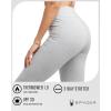 imageSpyder Womens Cotton Legging  Soft High Waisted 4Way Stretch Wide Waistband Ankle Jersey Legging Sizes S3XLight Grey Heather