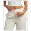 imageSpyder Womens Wide Leg Pants  Soft Sweater Terry Fleece Casual Sweatpants with Drawstring Waist and Pockets Sizes SXLPearl