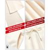 imageSpyder Womens Wide Leg Pants  Soft Sweater Terry Fleece Casual Sweatpants with Drawstring Waist and Pockets Sizes SXLPearl