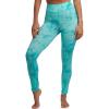imageSpyder Womens Activewear Legging  Poly Span Knit UPF 50 High Waisted Tummy Control Printed Athletic Legging Sizes SXLAquamarine