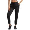 imageSpyder Womens Athletic Jogger Sweatpants  Soft Stretch Fleece High Waisted Joggers with Pockets SXL Plus Sizes 1X3XBlack