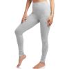 imageSpyder Womens Cotton Legging  Soft High Waisted 4Way Stretch Wide Waistband Ankle Jersey Legging Sizes S3XLight Grey Heather