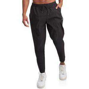 imageSpyder Mens Golf Pants  Lightweight Stretch Golf Pants Men with Drawstring ampamp Pockets  Athletic Nylon Joggers for MenBlack