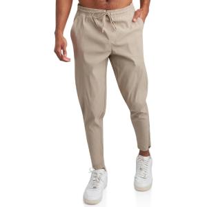 imageSpyder Mens Golf Pants  Lightweight Stretch Golf Pants Men with Drawstring ampamp Pockets  Athletic Nylon Joggers for MenGravel