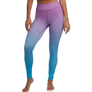 imageSpyder Womens Activewear Legging  Poly Span Knit UPF 50 High Waisted Tummy Control Printed Athletic Legging Sizes SXLAqua Haze