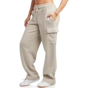 imageSpyder Womens Cargo Sweatpants  Cozy Fleece Joggers for Women with Adjustable Drawstring Waist and Pockets Sizes SXLSandstorm