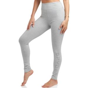 imageSpyder Womens Cotton Legging  Soft High Waisted 4Way Stretch Wide Waistband Ankle Jersey Legging Sizes S3XLight Grey Heather