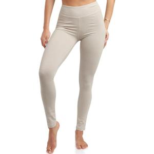 imageSpyder Womens Cotton Legging  Soft High Waisted 4Way Stretch Wide Waistband Ankle Jersey Legging Sizes S3XSandstorm