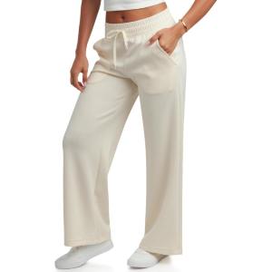 imageSpyder Womens Wide Leg Pants  Cozy Harmony Soft Scuba Double Knit Casual Sweatpants with Drawstring Waistband Sizes SXLPearl