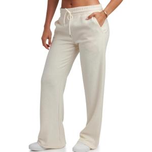 imageSpyder Womens Wide Leg Pants  Soft Sweater Terry Fleece Casual Sweatpants with Drawstring Waist and Pockets Sizes SXLPearl