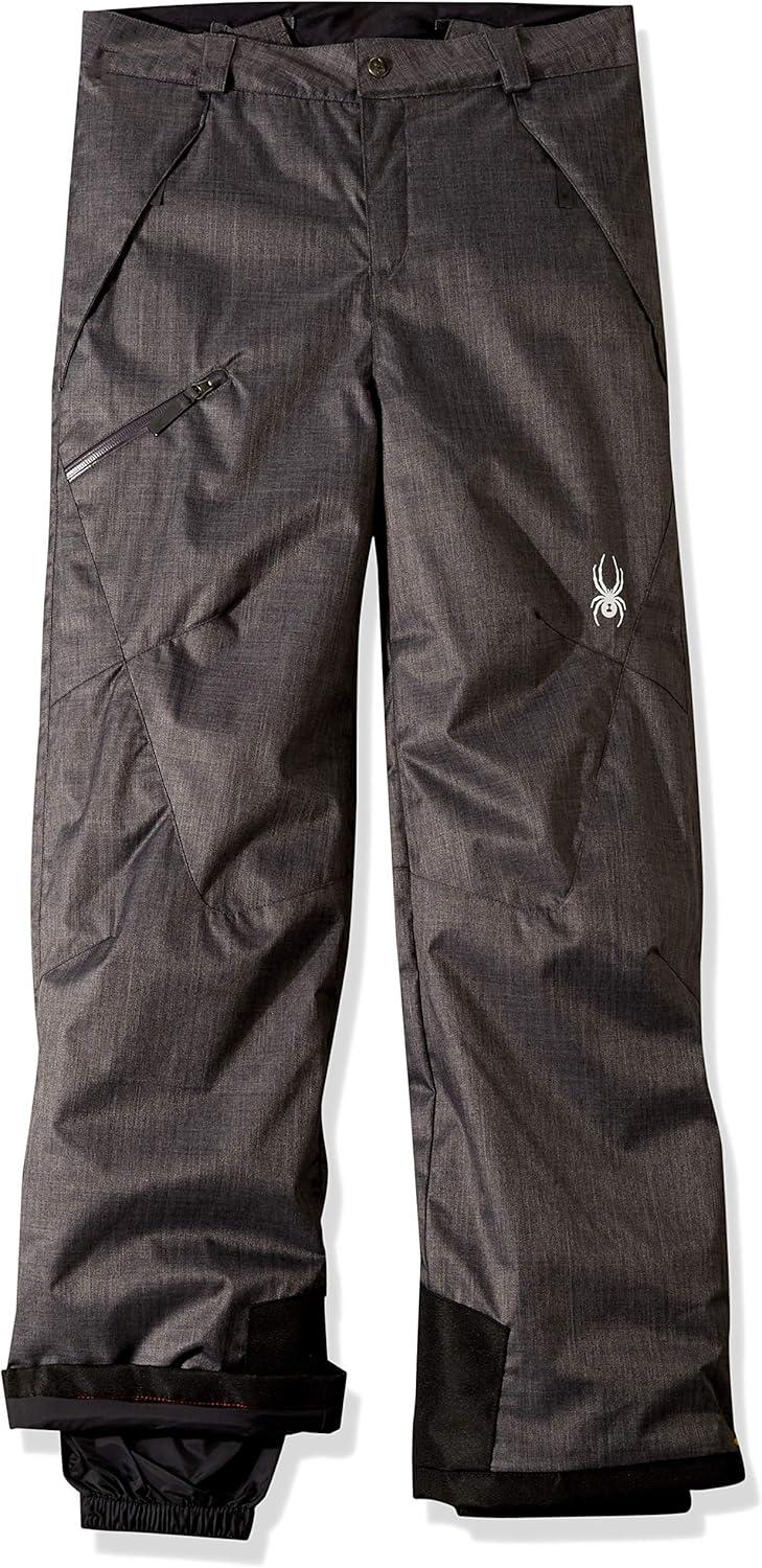 imageSpyder Boys Boys Propulsion Ski PantsPolar HerringboneBlack