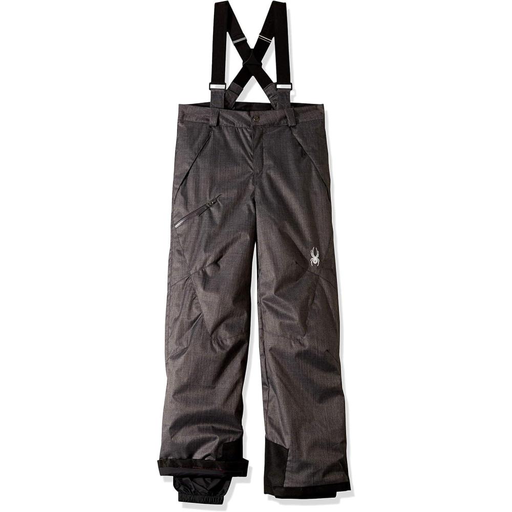 imageSpyder Boys Boys Propulsion Ski PantsPolar HerringboneBlack
