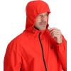 imageSpyder Mens Pitch Shell Packable Windbreaker JacketVolcano