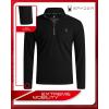 imageSpyder Mens Quarter Zip Pullover Sweatshirt  Athletic Fleece Sweater Quarter Zip Pullover Men  Mock Neck Sweatshirt for MenBlack