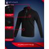imageSpyder Mens Quarter Zip Pullover Sweatshirt  Athletic Fleece Sweater Quarter Zip Pullover Men  Mock Neck Sweatshirt for MenBlack