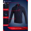 imageSpyder Mens Quarter Zip Pullover Sweatshirt  Athletic Fleece Sweater Quarter Zip Pullover Men  Mock Neck Sweatshirt for MenNavy