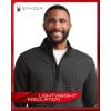 imageSpyder Mens Quarter Zip Pullover Sweatshirt  Grid Fleece Sweater Workout Shirts for Men  Quarter Zip Pullover Men ApparelBlack