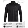 imageSpyder Mens Quarter Zip Pullover Sweatshirt  Moisture Wicking Shirts for Men  14 Zip Pullover Mens Golf Sweaters for MenHeather Black