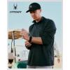 imageSpyder Mens Quarter Zip Pullover Sweatshirt  Moisture Wicking Shirts for Men  14 Zip Pullover Mens Golf Sweaters for MenHeather Black