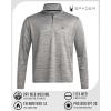 imageSpyder Mens Quarter Zip Pullover Sweatshirt  Moisture Wicking Shirts for Men  14 Zip Pullover Mens Golf Sweaters for MenHeather Grey
