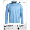 imageSpyder Mens Quarter Zip Pullover Sweatshirt  Moisture Wicking Shirts for Men  14 Zip Pullover Mens Golf Sweaters for MenSky Blue