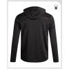 imageSpyder Mens Sweatshirt  Lightweight Athletic Half Zip Pullover Mens Hoodies  UPF 30 Dry Fit Long Sleeve Sun Shirts for MenBlack