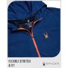 imageSpyder Mens Sweatshirt  Lightweight Athletic Half Zip Pullover Mens Hoodies  UPF 30 Dry Fit Long Sleeve Sun Shirts for MenBlue