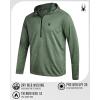 imageSpyder Mens Sweatshirt  Lightweight Athletic Half Zip Pullover Mens Hoodies  UPF 30 Dry Fit Long Sleeve Sun Shirts for MenSpruce Green