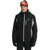 imageSpyder Mens Vertex Insulated Ski Snow Hooded Snow JacketBlack Gray  White